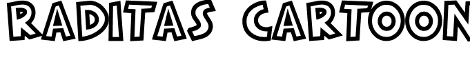 RADITAS CARTOON Regular