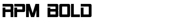 RPM Bold