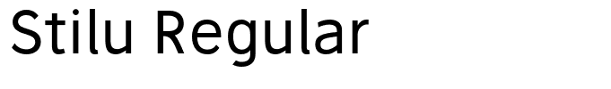 Stilu Regular
