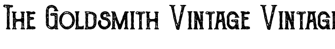The Goldsmith Vintage Vintage