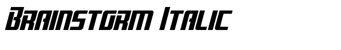 Brainstorm Italic