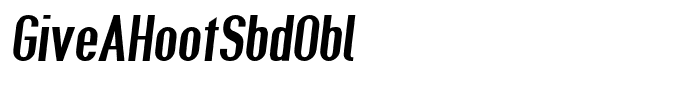 GiveAHootSbdObl