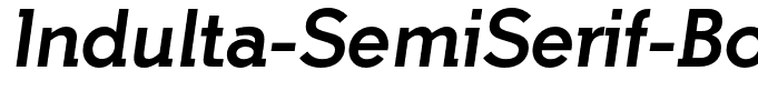 Indulta-SemiSerif-Bold-Italic-FFP
