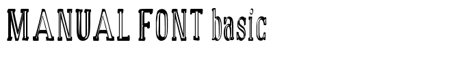 MANUAL FONT basic demo