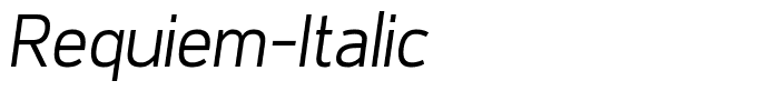 Requiem-Italic