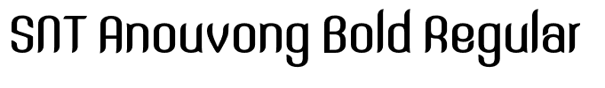 SNT Anouvong Bold Regular
