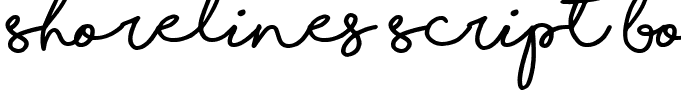 Shorelines Script Bold
