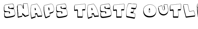 Snaps Taste Outline