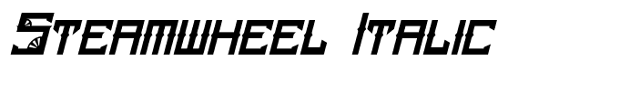 Steamwheel Italic