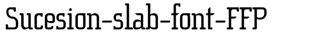 Sucesion-slab-font-FFP