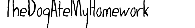 TheDogAteMyHomework