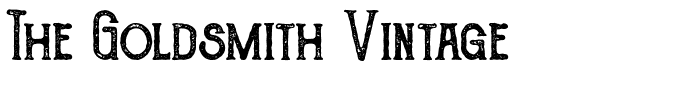 The Goldsmith Vintage