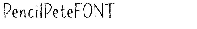 PencilPeteFONT