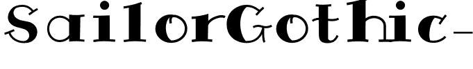 SailorGothic-Bold