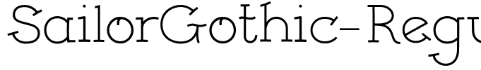 SailorGothic-Regular