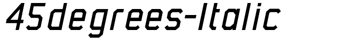 45degrees-Italic
