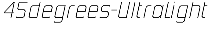 45degrees-UltraLightItalic