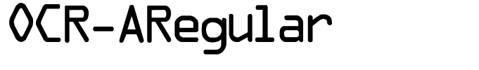 OCR-ARegular