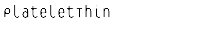 PlateletThin