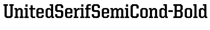 UnitedSerifSemiCond-Bold