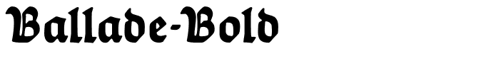 Ballade-Bold