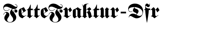 FetteFraktur-Dfr
