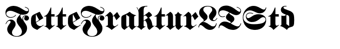 FetteFrakturLTStd