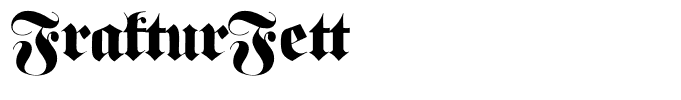 FrakturFett