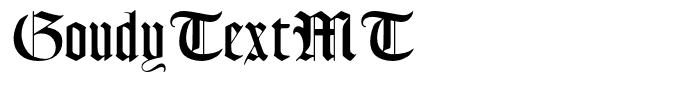 GoudyTextMT