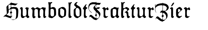 HumboldtFrakturZier