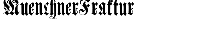 MuenchnerFraktur