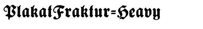 PlakatFraktur-Heavy