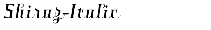 Shiraz-Italic