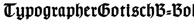 TypographerGotischB-Bold