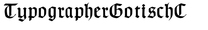TypographerGotischC