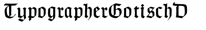 TypographerGotischD