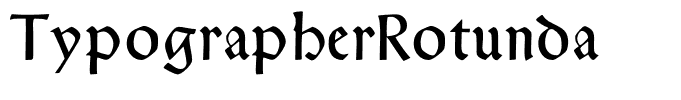 TypographerRotunda