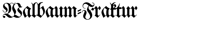 Walbaum-Fraktur