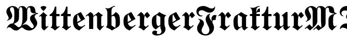 WittenbergerFrakturMTStd-Bd