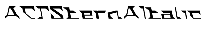 ACTSternAItalic