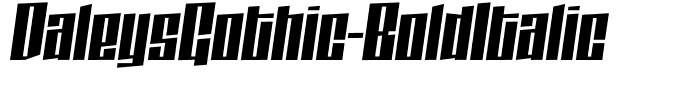 DaleysGothic-BoldItalic