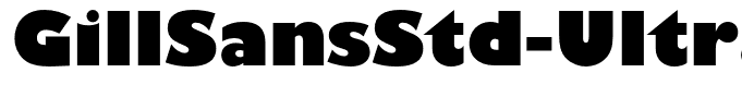 GillSansStd-UltraBold