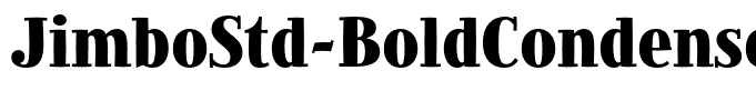 JimboStd-BoldCondensed