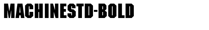 MachineStd-Bold