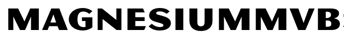 MagnesiumMVBStd