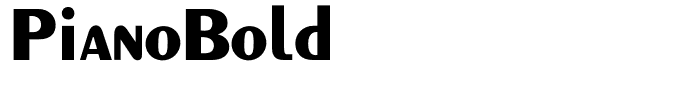 PianoBold
