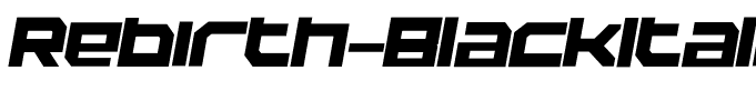 Rebirth-BlackItalic