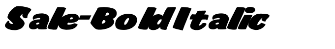 Sale-BoldItalic