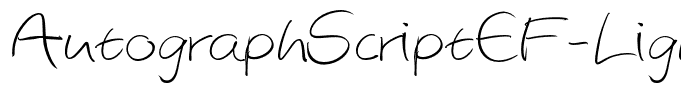 AutographScriptEF-Light