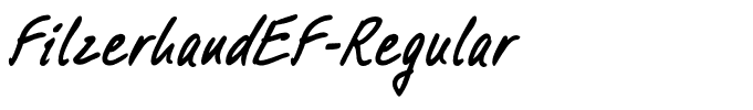FilzerhandEF-Regular